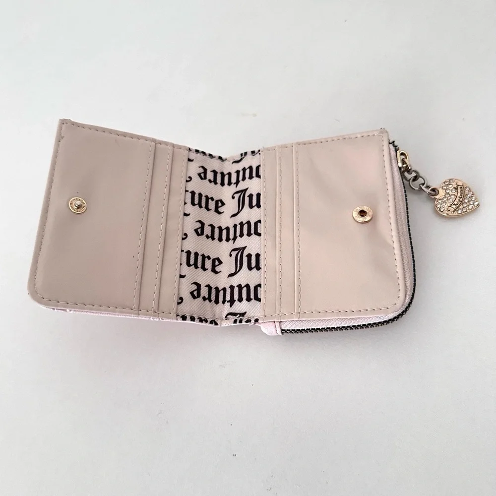 Juicy Couture Pink Wallet Card Holder With Charm